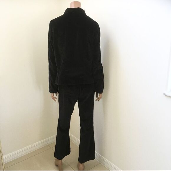Faconnable black velvet classic jacket pant set 10 - Picture 6 of 15